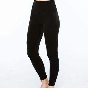 Spanx Black Velvet Leggings